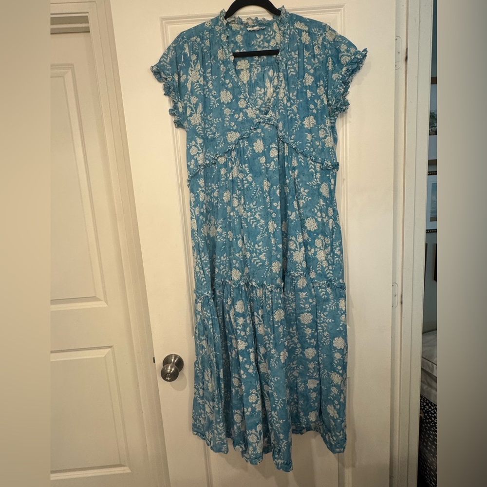 Floral Blue Dress